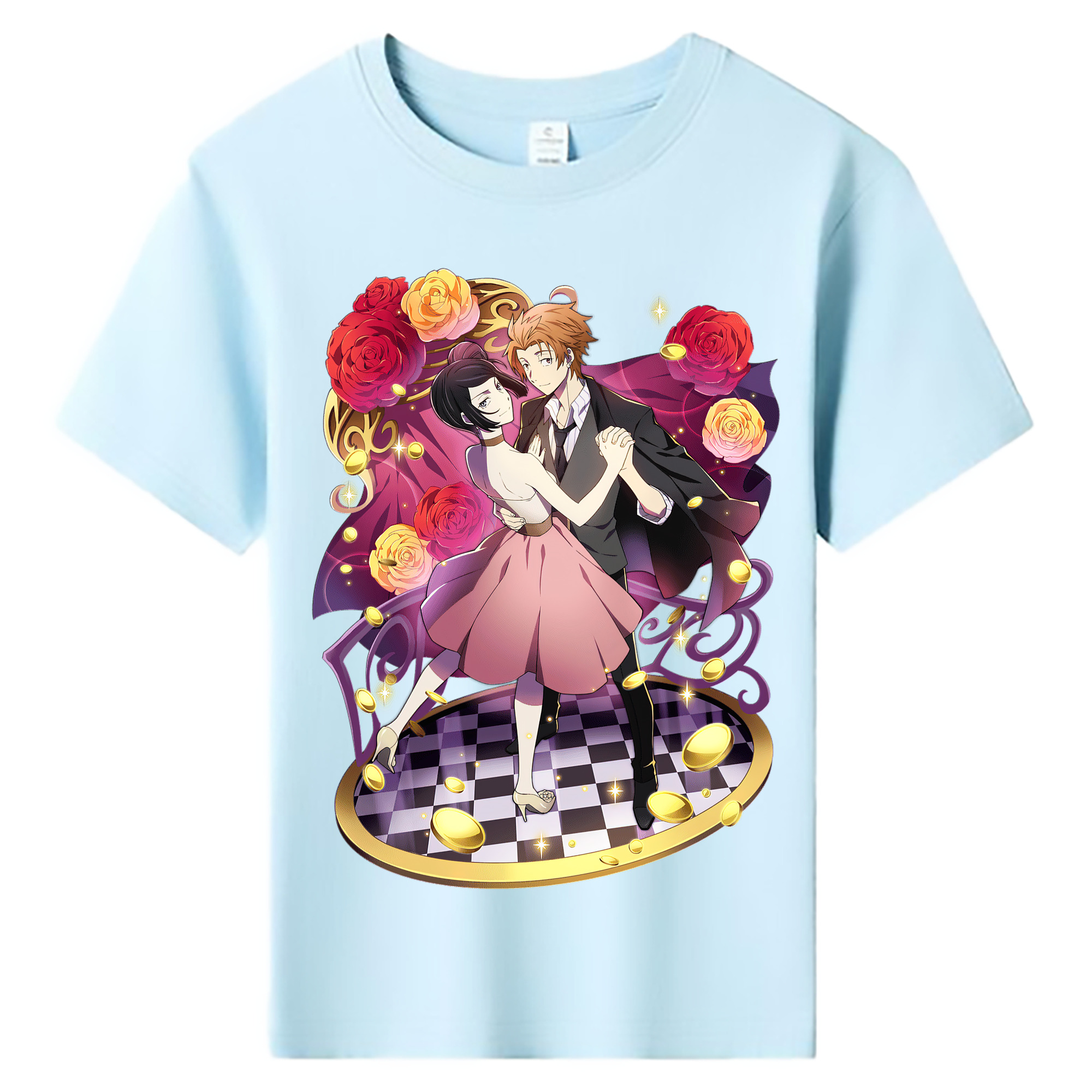 （画像用） 文豪ストレイドッグス Bungo Stray Dogs 綿100％キッズTシャツ（フロントプリント）